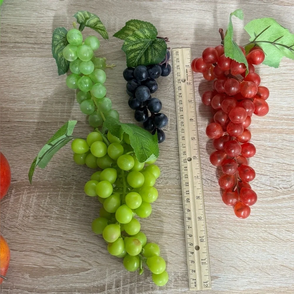 Vintage Artificial Fruit Mix Lot Of 13 Pieces